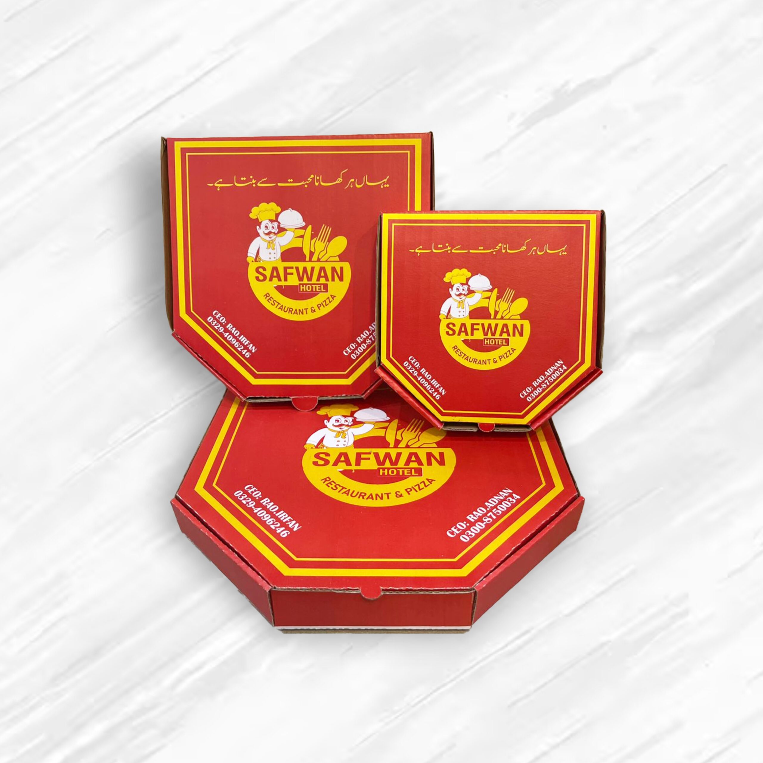 Two Color White Small