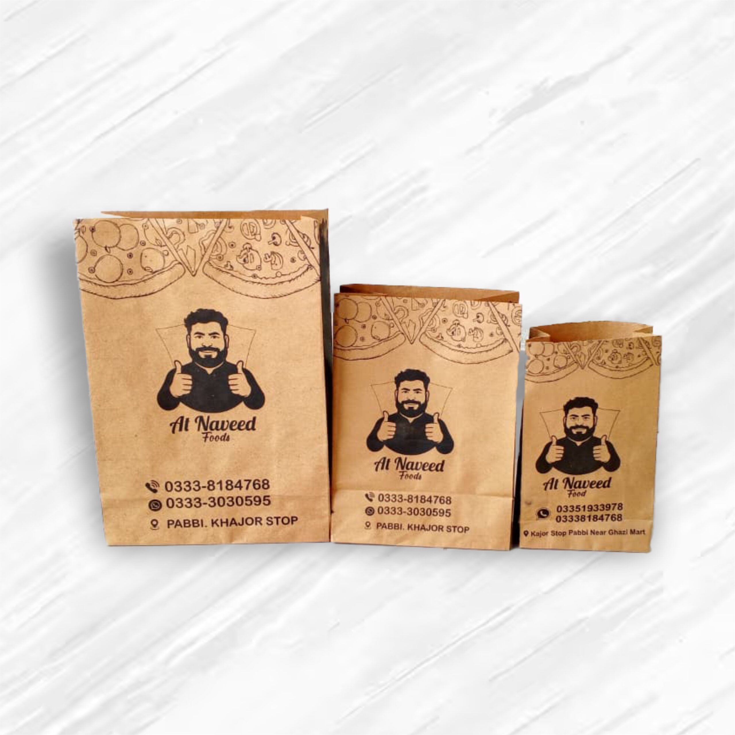 Food Bag One Color Brown 90 gsm